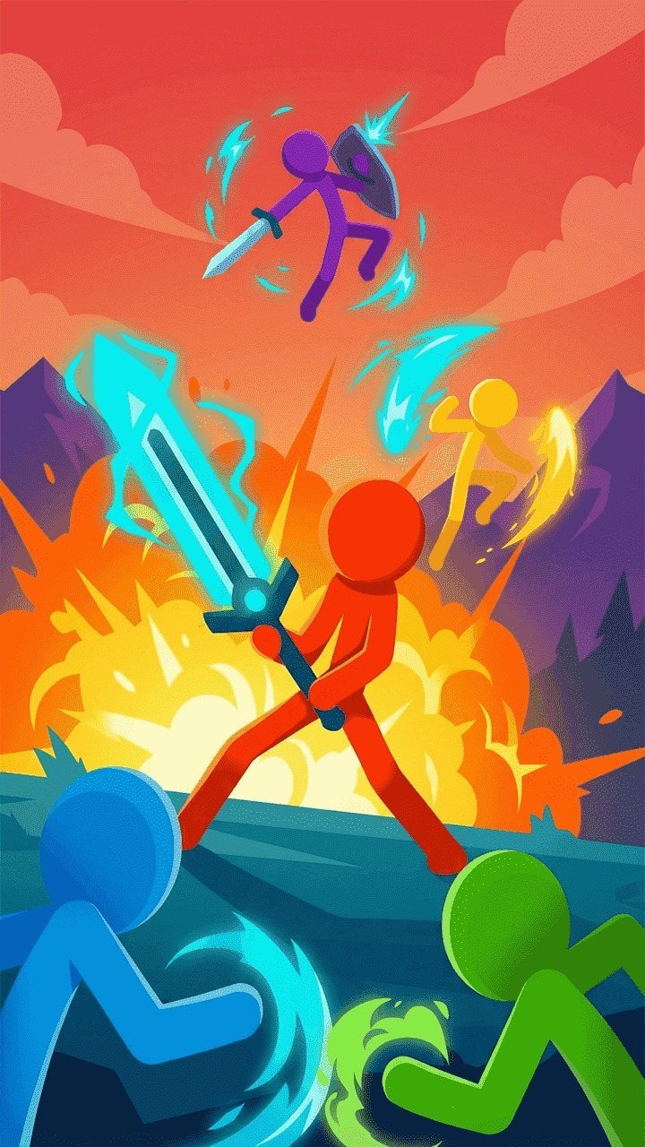 精彩截图-火柴人疯狂乱斗2026官方新版