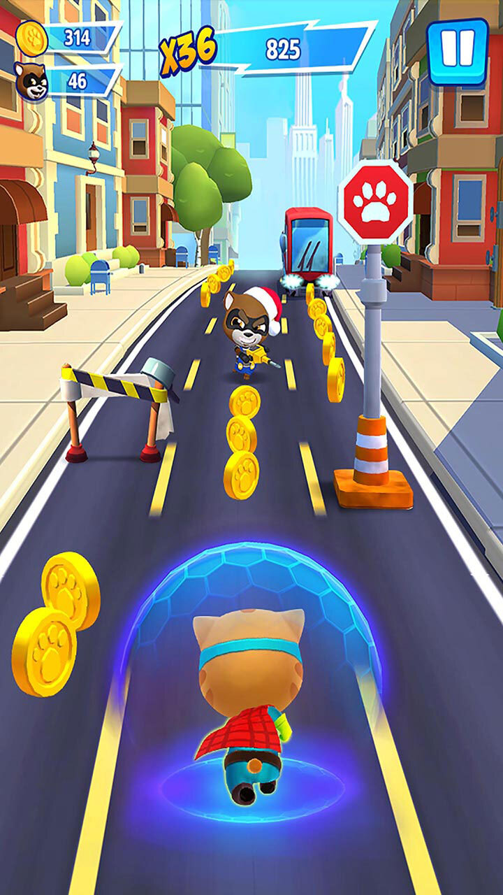 精彩截图-汤姆猫英雄跑酷2026官方新版