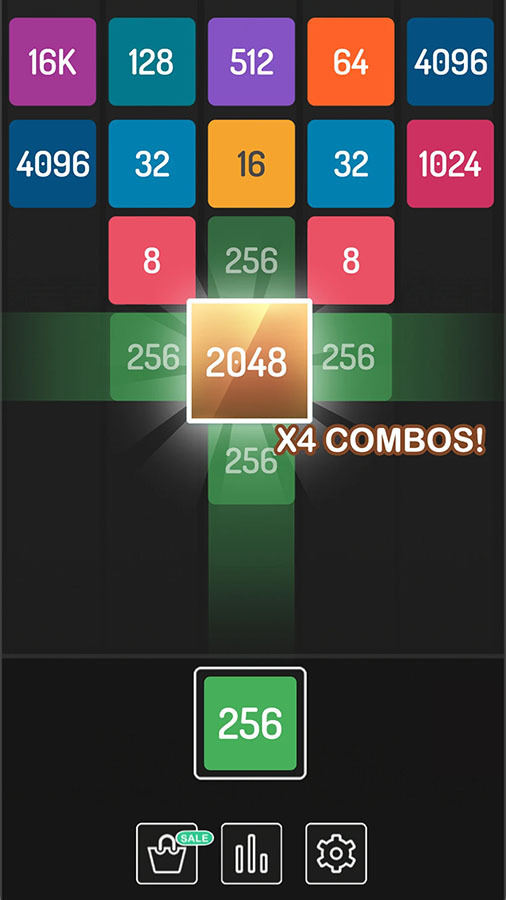 精彩截图-2048方块进化2025官方新版