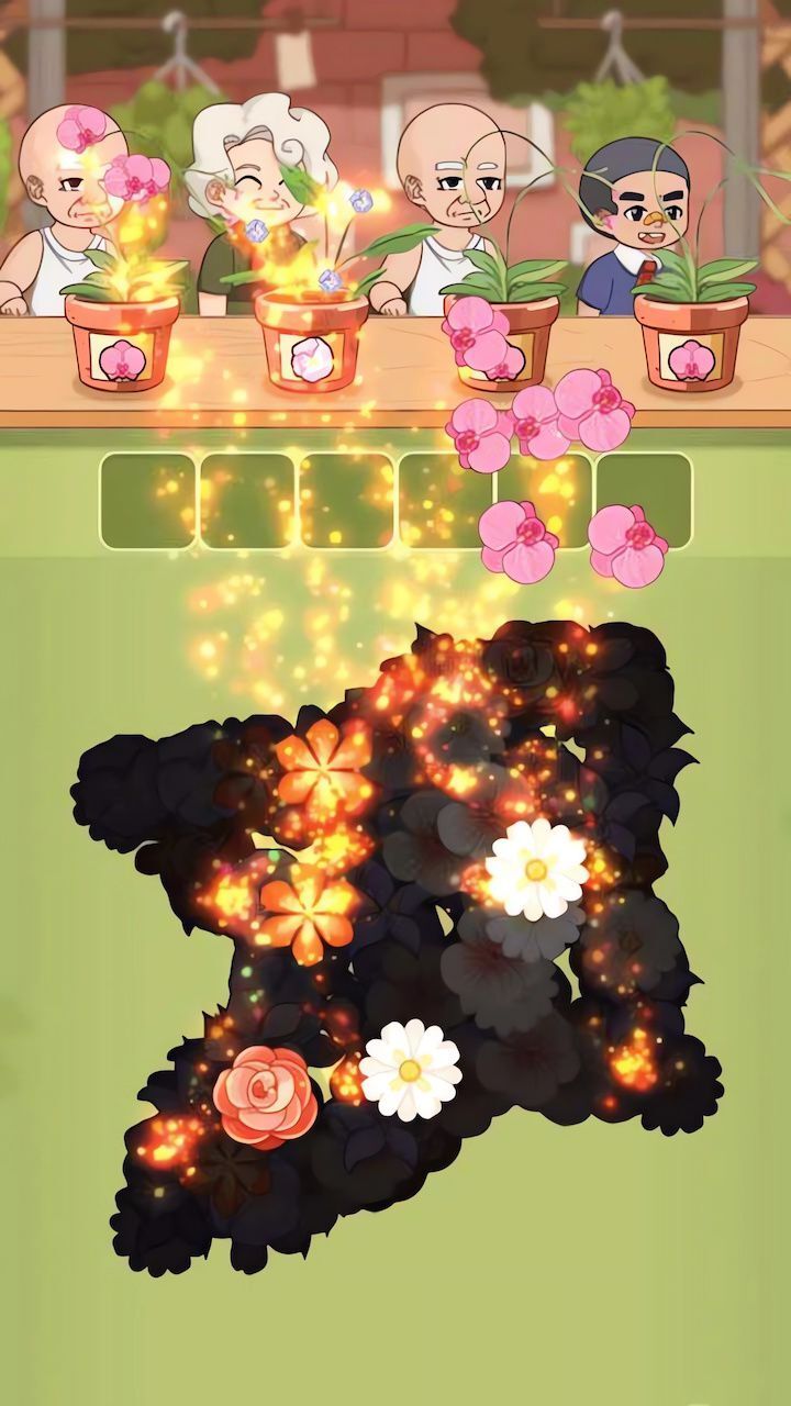 花朵消除解压 小游戏