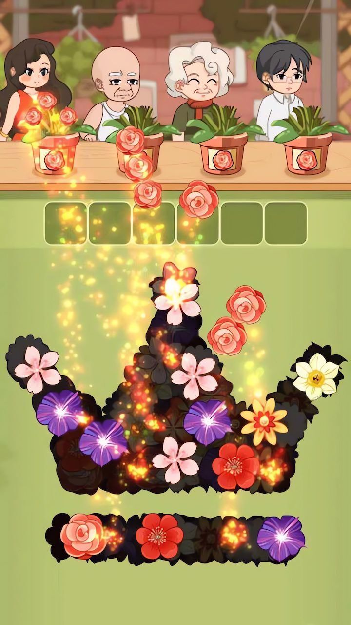 花朵消除解压 小游戏
