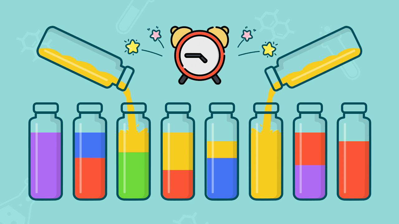 精彩截图-倒水排序大师2025官方新版