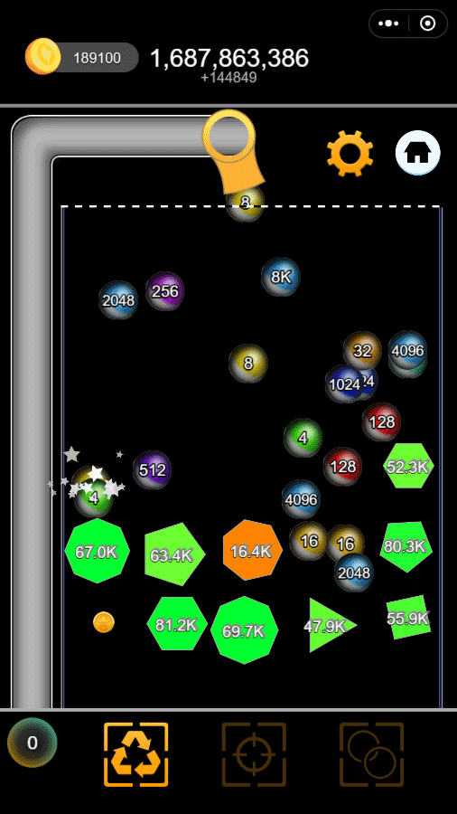 精彩截图-2048Q弹数字球2025官方新版