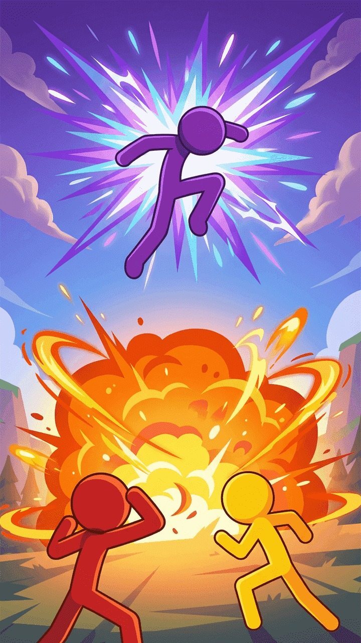 精彩截图-火柴人疯狂乱斗2026官方新版