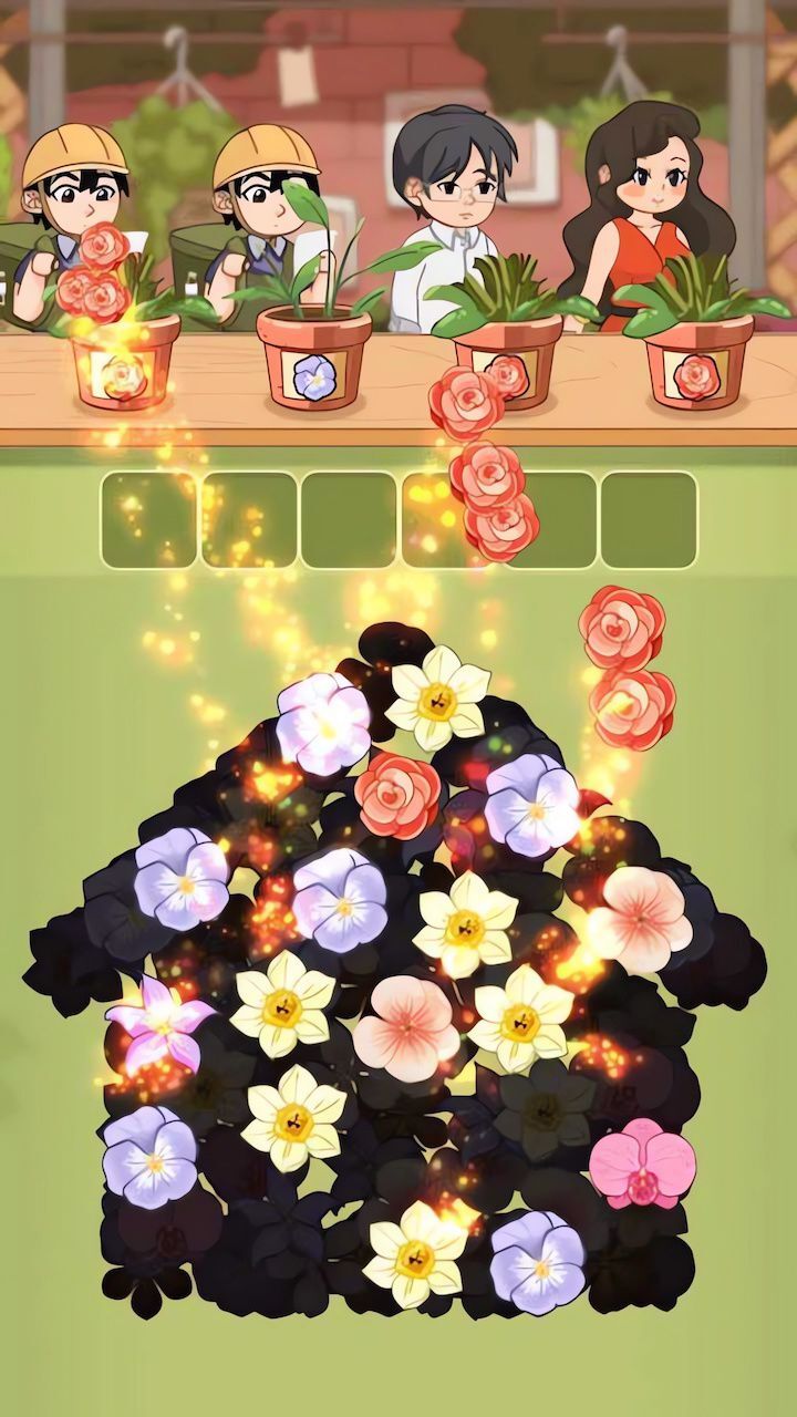 花朵消除解压 小游戏