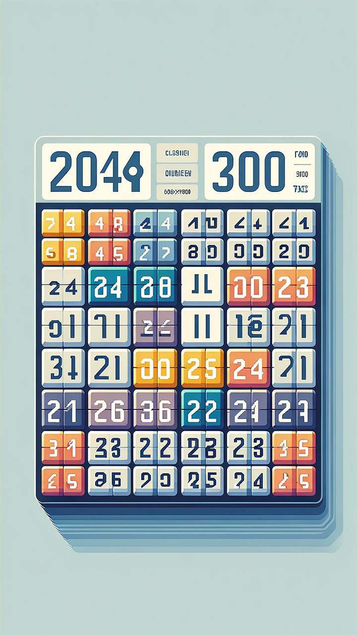 精彩截图-2048数字方块终极版2024官方新版