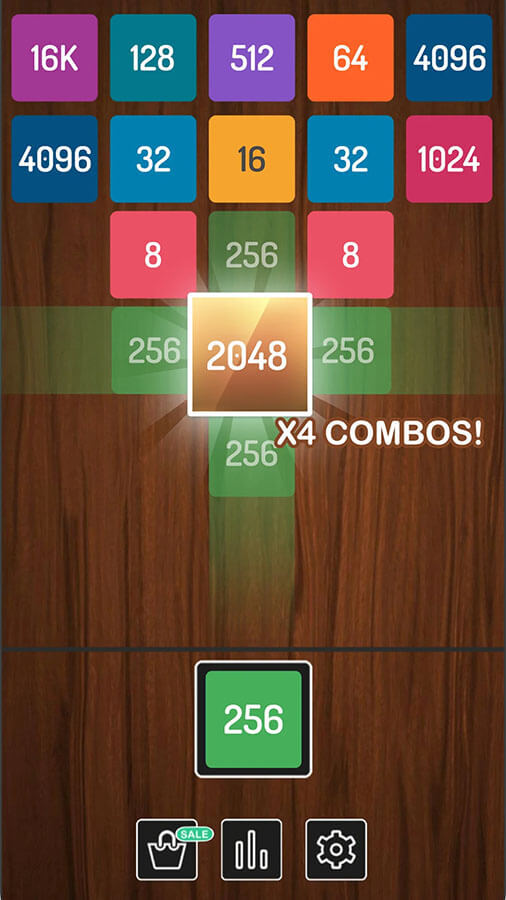 精彩截图-2048方块进化2025官方新版