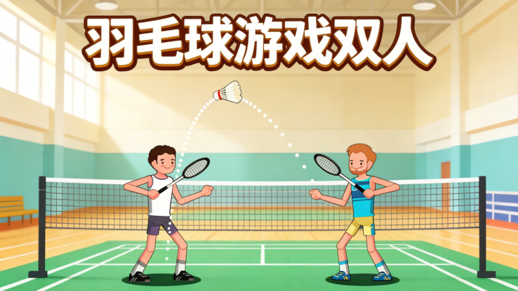 羽毛球游戏双人 图 1