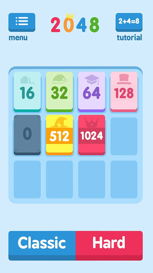 2048经典原版 小游戏